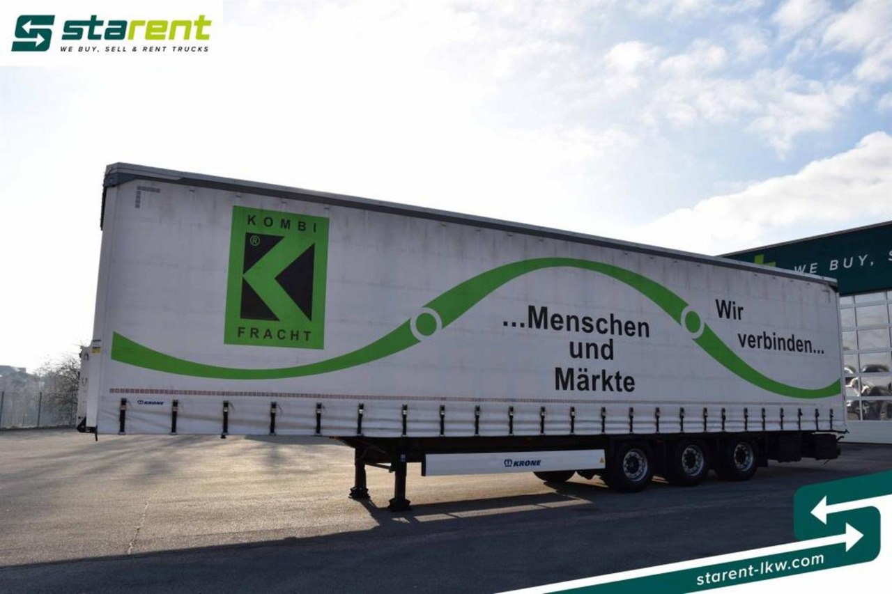 Krone Megatrailer Hubdach Liftachse Palettenanschlagl. - Gardintrailer: billede 1 Krone Megatrailer Hubdach Liftachse Palettenanschlagl. - Gardintrailer: billede 1