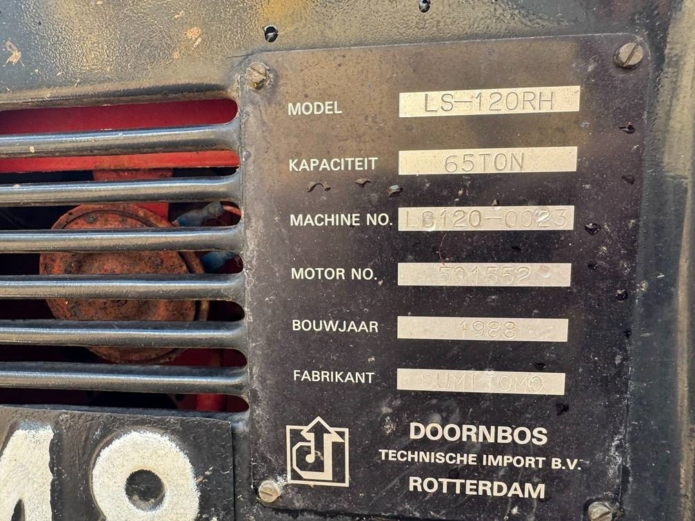 Bæltekran Sumitomo LS120RH 36m boom 12m jib: billede 13 Bæltekran Sumitomo LS120RH 36m boom 12m jib: billede 13