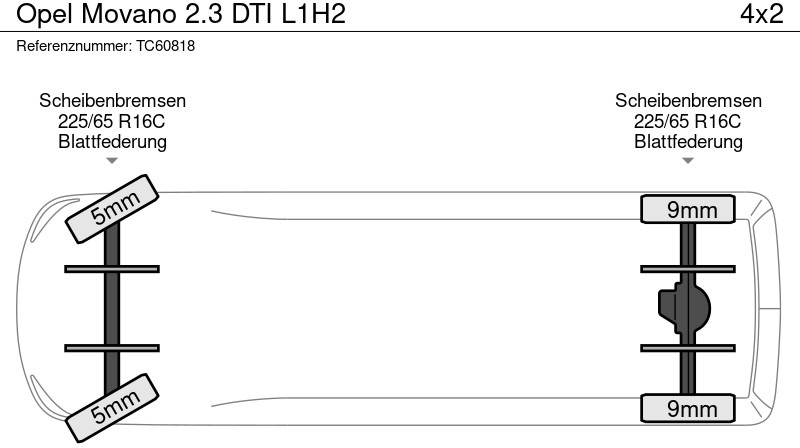 Opel Movano 2.3 DTI L1H2 - Små varebil: billede 5 Opel Movano 2.3 DTI L1H2 - Små varebil: billede 5