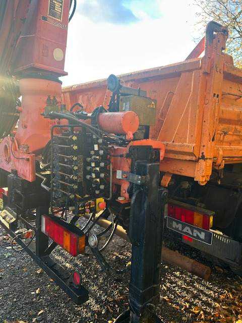 MAN 19 293 4x4 Kran Atlas 85.1 A2 - Tipvogn lastbil: billede 3 MAN 19 293 4x4 Kran Atlas 85.1 A2 - Tipvogn lastbil: billede 3
