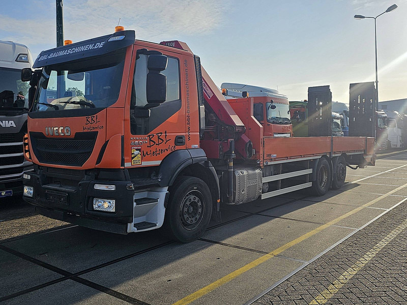 Iveco AD260S46 STRALIS MACHNINE TR. + CRANE - Biltransportør lastbil, Lastbil med kran: billede 1 Iveco AD260S46 STRALIS MACHNINE TR. + CRANE - Biltransportør lastbil, Lastbil med kran: billede 1