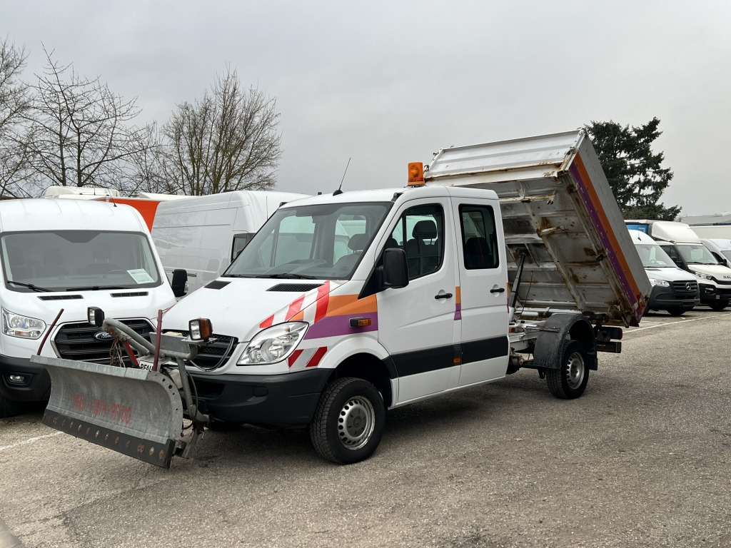 Mercedes-Benz Sprinter 316 CDI 4x4 6-Sitzer Doka 2,2m Schild - Ladbil med tip, Mandskabsbil: billede 1 Mercedes-Benz Sprinter 316 CDI 4x4 6-Sitzer Doka 2,2m Schild - Ladbil med tip, Mandskabsbil: billede 1
