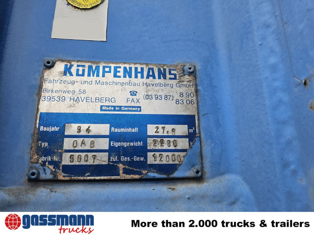 Abrollcontainer mit Flügeltür ca. 27m³ - Maxi container: billede 3 Abrollcontainer mit Flügeltür ca. 27m³ - Maxi container: billede 3