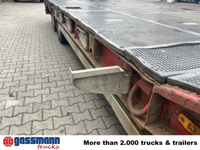 Goldhofer TU 3-24/80, hydr. Rampen, Verbr. auf 3m - Nedbygget platform påhængsvogn: billede 2 Goldhofer TU 3-24/80, hydr. Rampen, Verbr. auf 3m - Nedbygget platform påhængsvogn: billede 2