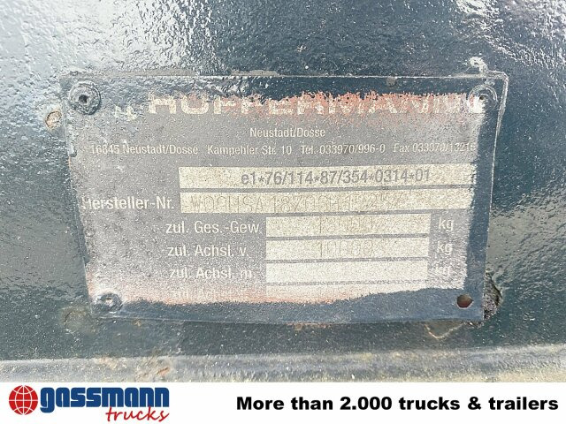 Hüffermann HSA 18.70 Schlittenabroller - Kroghejsvogn/ Skip loader anhænger: billede 3 Hüffermann HSA 18.70 Schlittenabroller - Kroghejsvogn/ Skip loader anhænger: billede 3