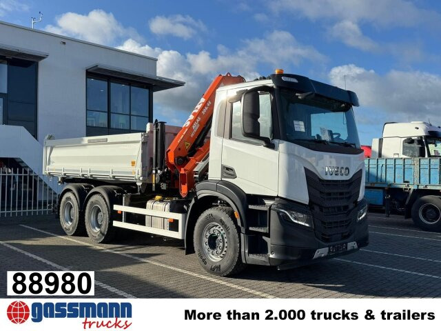 Iveco X-Way AD300X46Z 6x4 mit Kran Atlas AK 206.4E-A2, - Tipvogn lastbil, Lastbil med kran: billede 1 Iveco X-Way AD300X46Z 6x4 mit Kran Atlas AK 206.4E-A2, - Tipvogn lastbil, Lastbil med kran: billede 1