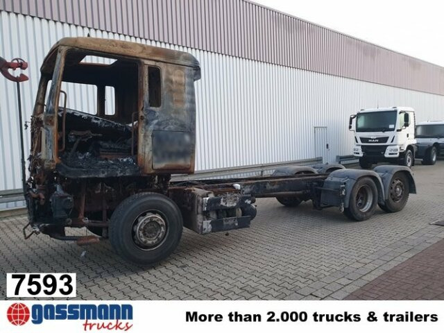 MAN TGA 26.440 6x2 BL Brandschaden - Lastbil chassis: billede 1 MAN TGA 26.440 6x2 BL Brandschaden - Lastbil chassis: billede 1