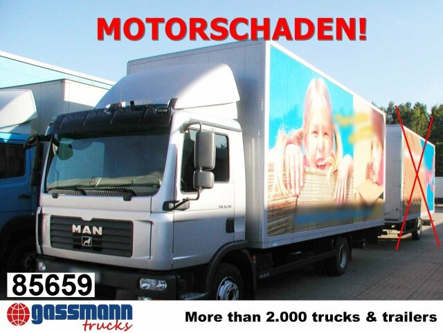 MAN TGL 8.210 4X2 BL mit LBW MBB, MOTORSCHADEN! - Lastbil varevogn: billede 1 MAN TGL 8.210 4X2 BL mit LBW MBB, MOTORSCHADEN! - Lastbil varevogn: billede 1