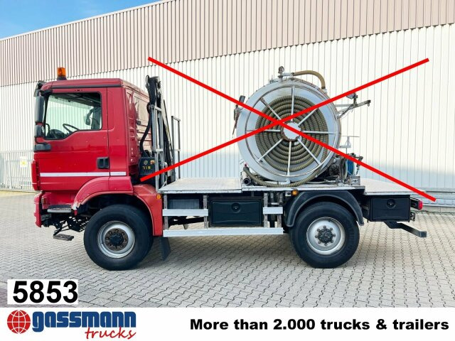 MAN TGM 13.250/340 4X4BL, Einzelbereifung, 2x - Lastbil chassis, Lastbil med kran: billede 1 MAN TGM 13.250/340 4X4BL, Einzelbereifung, 2x - Lastbil chassis, Lastbil med kran: billede 1
