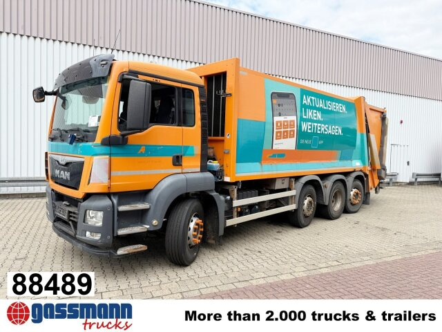 MAN TGS 35.360 8x2-6 BL, 2x Lenkachse, Zöller - Affaldsmaskine: billede 1 MAN TGS 35.360 8x2-6 BL, 2x Lenkachse, Zöller - Affaldsmaskine: billede 1