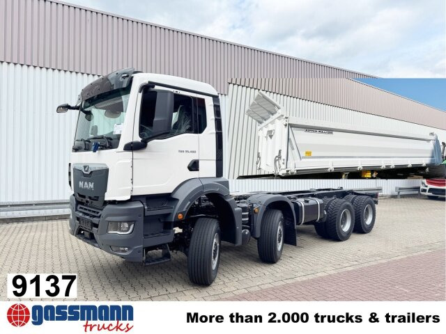 MAN TGS 35.480 8x8 BB CH, Hohe Bauart, Nebenantrieb - Tipvogn lastbil: billede 1 MAN TGS 35.480 8x8 BB CH, Hohe Bauart, Nebenantrieb - Tipvogn lastbil: billede 1