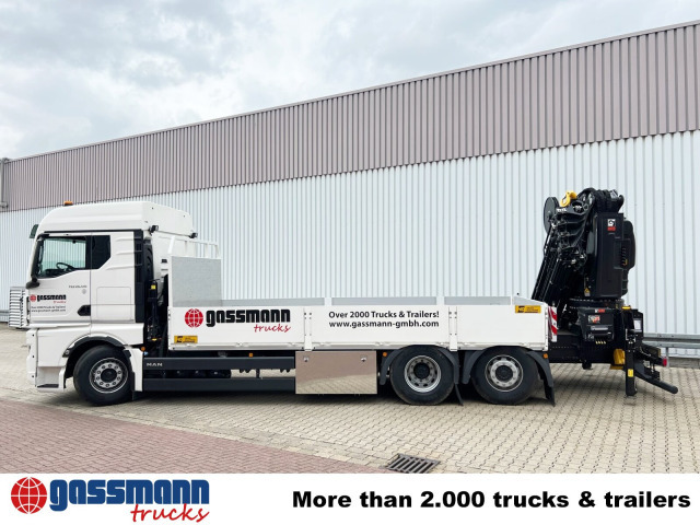 MAN TGX 26.510 6x2-4 LL, Kran Hiab X-HiPro 548 E-8, - Lastbil med lad, Lastbil med kran: billede 2 MAN TGX 26.510 6x2-4 LL, Kran Hiab X-HiPro 548 E-8, - Lastbil med lad, Lastbil med kran: billede 2