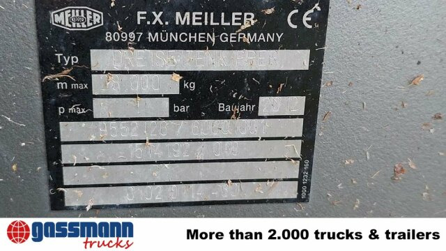 Meiller MEILLER 3-Seiten Kippbrücke 4-Achser - Veksellad til tipvogn: billede 4 Meiller MEILLER 3-Seiten Kippbrücke 4-Achser - Veksellad til tipvogn: billede 4