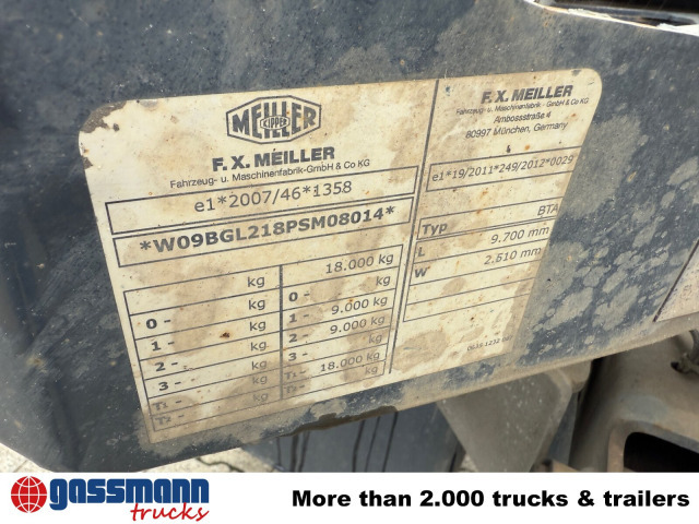 Meiller MG18-ZO 5.4 Abrollanhänger - Kroghejsvogn/ Skip loader anhænger: billede 4 Meiller MG18-ZO 5.4 Abrollanhänger - Kroghejsvogn/ Skip loader anhænger: billede 4