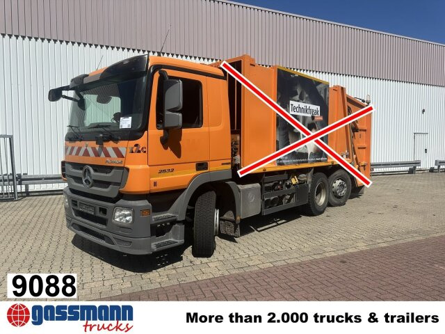 Mercedes-Benz Actros 2532/41 L 6x2, EEV, Lenkachse - Lastbil chassis: billede 1 Mercedes-Benz Actros 2532/41 L 6x2, EEV, Lenkachse - Lastbil chassis: billede 1