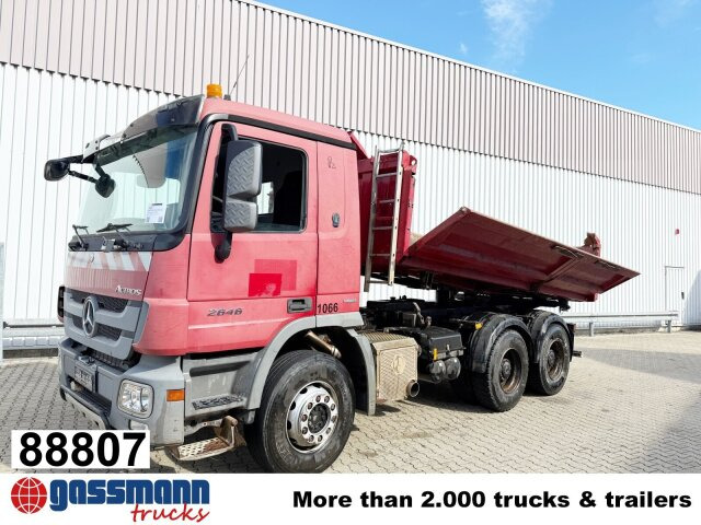 Mercedes-Benz Actros 2646 K 6x4, Retarder, Bordmatik - Tipvogn lastbil: billede 1 Mercedes-Benz Actros 2646 K 6x4, Retarder, Bordmatik - Tipvogn lastbil: billede 1