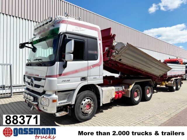 Mercedes-Benz Actros 2648 LK 6x4, Retarder, Bordmatik, - Tipvogn lastbil: billede 1 Mercedes-Benz Actros 2648 LK 6x4, Retarder, Bordmatik, - Tipvogn lastbil: billede 1