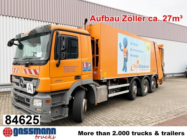 Mercedes-Benz Actros 3241 L 8x2/6, 2x Lenkachse, Zöller - Affaldsmaskine: billede 1 Mercedes-Benz Actros 3241 L 8x2/6, 2x Lenkachse, Zöller - Affaldsmaskine: billede 1