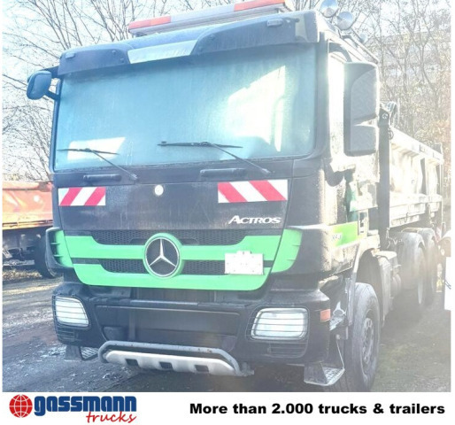 Mercedes-Benz Actros 3341 K 6x4, Bormatik links, Heckkran Penz - Tipvogn lastbil, Lastbil med kran: billede 2 Mercedes-Benz Actros 3341 K 6x4, Bormatik links, Heckkran Penz - Tipvogn lastbil, Lastbil med kran: billede 2