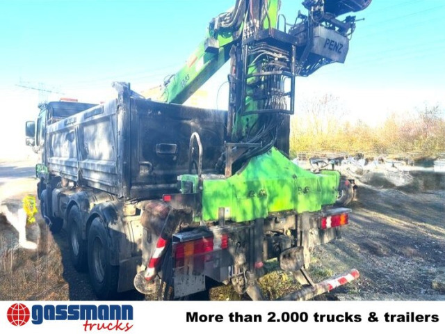 Mercedes-Benz Actros 3341 K 6x4, Bormatik links, Heckkran Penz - Tipvogn lastbil, Lastbil med kran: billede 3 Mercedes-Benz Actros 3341 K 6x4, Bormatik links, Heckkran Penz - Tipvogn lastbil, Lastbil med kran: billede 3