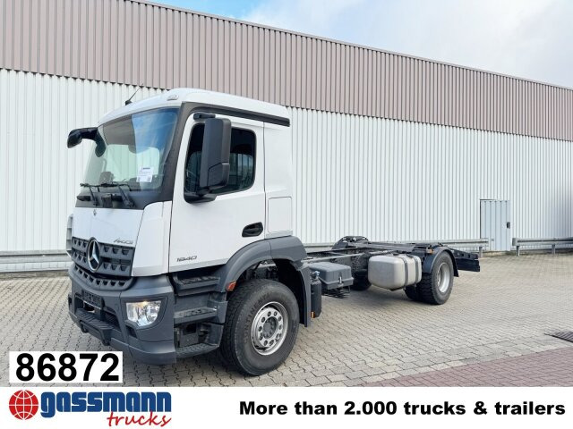Mercedes-Benz Arocs 1840 L 4x2, MultimediaCockpit, Navi - Lastbil chassis: billede 1 Mercedes-Benz Arocs 1840 L 4x2, MultimediaCockpit, Navi - Lastbil chassis: billede 1