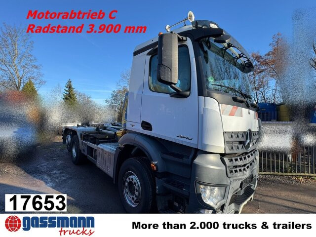 Mercedes-Benz Arocs 2540 L / 6x2, VDL Abrollanlage S 21-5200 - Lastbil kroghejs: billede 1 Mercedes-Benz Arocs 2540 L / 6x2, VDL Abrollanlage S 21-5200 - Lastbil kroghejs: billede 1