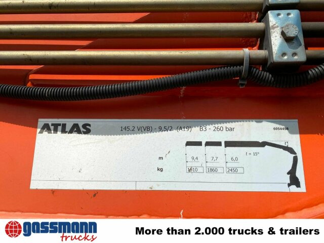 Mercedes-Benz Arocs 2545 L/6x2/4, Atlas Kran, 145.2-A19 VB, - Lastbil med lad, Lastbil med kran: billede 3 Mercedes-Benz Arocs 2545 L/6x2/4, Atlas Kran, 145.2-A19 VB, - Lastbil med lad, Lastbil med kran: billede 3