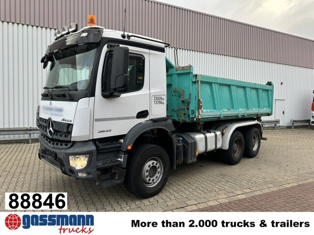 Mercedes-Benz Arocs 2643 K 6x4, Rollplane, Meiller - Tipvogn lastbil: billede 1 Mercedes-Benz Arocs 2643 K 6x4, Rollplane, Meiller - Tipvogn lastbil: billede 1
