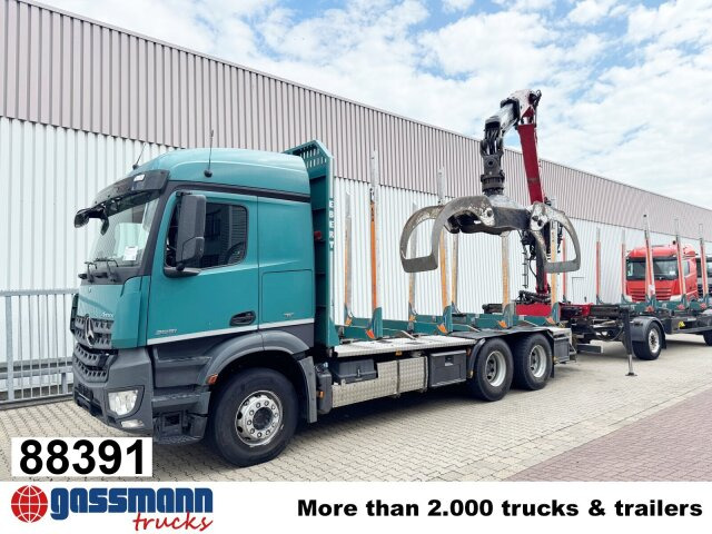 Mercedes-Benz Arocs 2651 L 6x4, Retarder, StreamSpace, - Tømmerbil, Lastbil med kran: billede 1 Mercedes-Benz Arocs 2651 L 6x4, Retarder, StreamSpace, - Tømmerbil, Lastbil med kran: billede 1