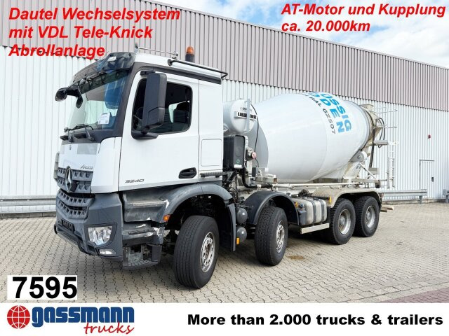 Mercedes-Benz Arocs 3240 8x4, 9 cbm Liebherr HTM 904 F - Betonbil: billede 1 Mercedes-Benz Arocs 3240 8x4, 9 cbm Liebherr HTM 904 F - Betonbil: billede 1