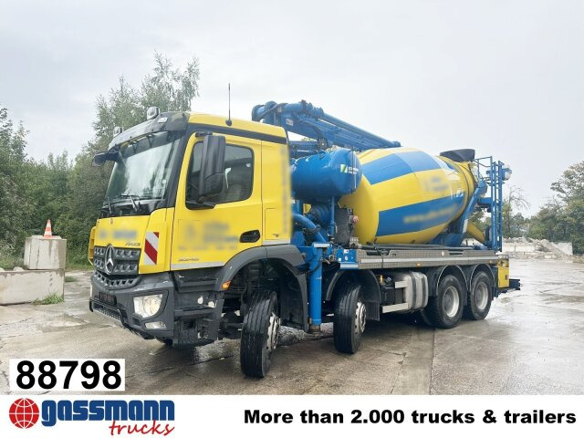Mercedes-Benz Arocs 3246 B 8x4 Stetter Mischer 7m³, Pumpe 25m - Betonbil: billede 1 Mercedes-Benz Arocs 3246 B 8x4 Stetter Mischer 7m³, Pumpe 25m - Betonbil: billede 1