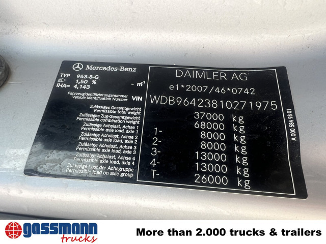 Mercedes-Benz Arocs 3251 LK 8x4/4, Retarder, Stahlmulde ca. - Dumper: billede 3 Mercedes-Benz Arocs 3251 LK 8x4/4, Retarder, Stahlmulde ca. - Dumper: billede 3