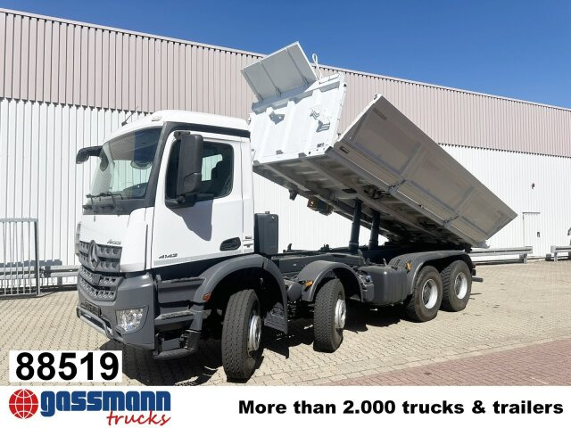 Mercedes-Benz Arocs 4142/45 K 8x4/4, Meiller Bordmatik links - Tipvogn lastbil: billede 1 Mercedes-Benz Arocs 4142/45 K 8x4/4, Meiller Bordmatik links - Tipvogn lastbil: billede 1