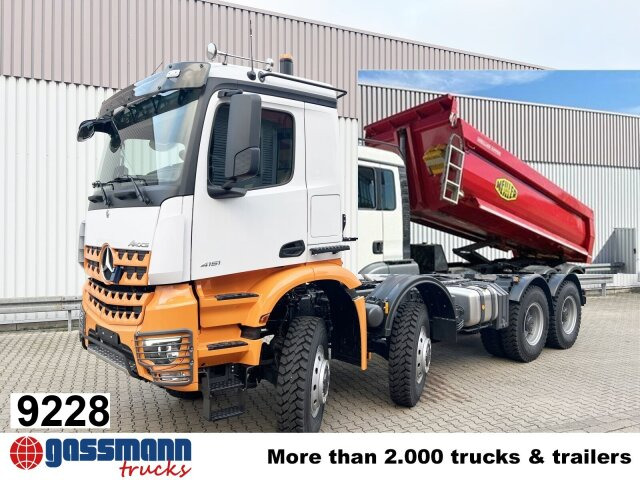 Mercedes-Benz Arocs 4151 AK 8x8/4, Grounder, Meiller - Dumper: billede 1 Mercedes-Benz Arocs 4151 AK 8x8/4, Grounder, Meiller - Dumper: billede 1