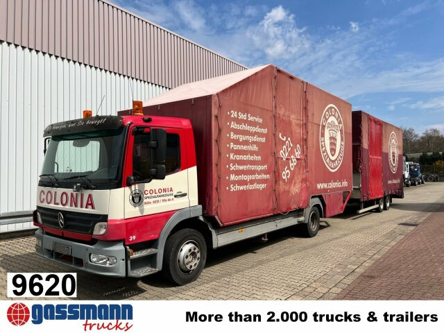 Mercedes-Benz Atego 1223 L 4x2, Kompl. Zug, Lift- & - Lastbil med presenning: billede 1 Mercedes-Benz Atego 1223 L 4x2, Kompl. Zug, Lift- & - Lastbil med presenning: billede 1