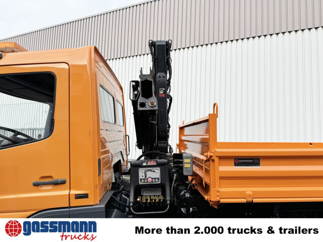 Mercedes-Benz Atego 815 K 4x2 mit Kran Hiab 055 B-1 CL - Tipvogn lastbil, Lastbil med kran: billede 2 Mercedes-Benz Atego 815 K 4x2 mit Kran Hiab 055 B-1 CL - Tipvogn lastbil, Lastbil med kran: billede 2