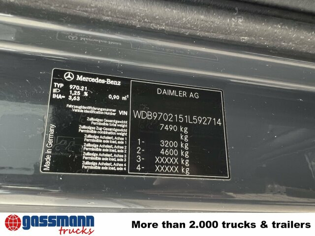 Mercedes-Benz Atego 816 L 4x2 mit LBW, 4x Vorhanden! - Lastbil varevogn: billede 2 Mercedes-Benz Atego 816 L 4x2 mit LBW, 4x Vorhanden! - Lastbil varevogn: billede 2