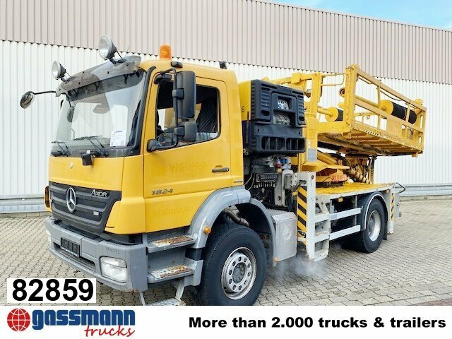Mercedes-Benz Axor 1824 K 4x2, AMV Hubsteiger + Kompressor, - Lastbil med mandskabslift: billede 1 Mercedes-Benz Axor 1824 K 4x2, AMV Hubsteiger + Kompressor, - Lastbil med mandskabslift: billede 1