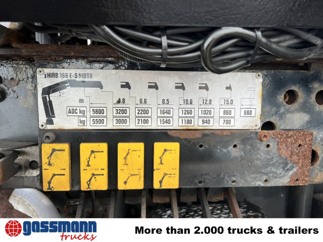 Mercedes-Benz Axor 1828 A 4x4 mit Kran Hiab XS 166 E-5 - Lastbil med lad, Lastbil med kran: billede 2 Mercedes-Benz Axor 1828 A 4x4 mit Kran Hiab XS 166 E-5 - Lastbil med lad, Lastbil med kran: billede 2