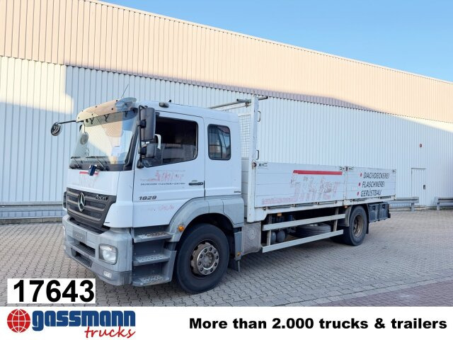 Mercedes-Benz Axor 1829 L 4x2, 6-Sitzer - Lastbil med lad: billede 1 Mercedes-Benz Axor 1829 L 4x2, 6-Sitzer - Lastbil med lad: billede 1