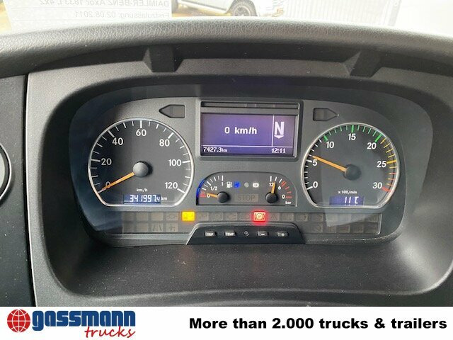 Mercedes-Benz Axor 1833 L 4x2 mit Heckkran Hiab XS 133 K-2 - Lastbil med lad, Lastbil med kran: billede 4 Mercedes-Benz Axor 1833 L 4x2 mit Heckkran Hiab XS 133 K-2 - Lastbil med lad, Lastbil med kran: billede 4