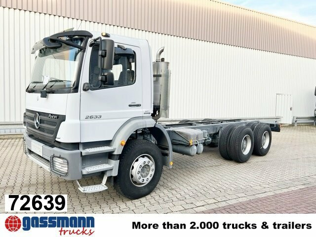 Mercedes-Benz Axor 2633 K 6x4 RHD - Lastbil chassis: billede 1 Mercedes-Benz Axor 2633 K 6x4 RHD - Lastbil chassis: billede 1