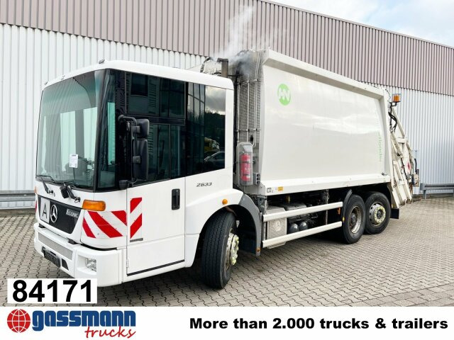 Mercedes-Benz Econic 2633 L/NLA 6x2/4, Lenkachse, - Affaldsmaskine: billede 1 Mercedes-Benz Econic 2633 L/NLA 6x2/4, Lenkachse, - Affaldsmaskine: billede 1