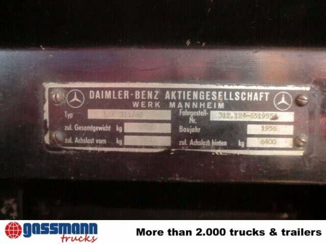 Mercedes-Benz LAF 311 4x4 LF16, Feuerwehr - Brandbil: billede 3 Mercedes-Benz LAF 311 4x4 LF16, Feuerwehr - Brandbil: billede 3