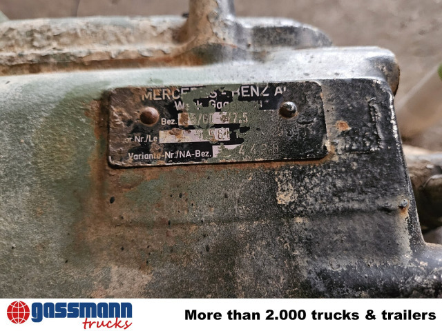 Mercedes-Benz LK 817 Schaltgetriebe G3/60-5/7.5 - Gearkasse og reservedele for Lastbil: billede 2 Mercedes-Benz LK 817 Schaltgetriebe G3/60-5/7.5 - Gearkasse og reservedele for Lastbil: billede 2