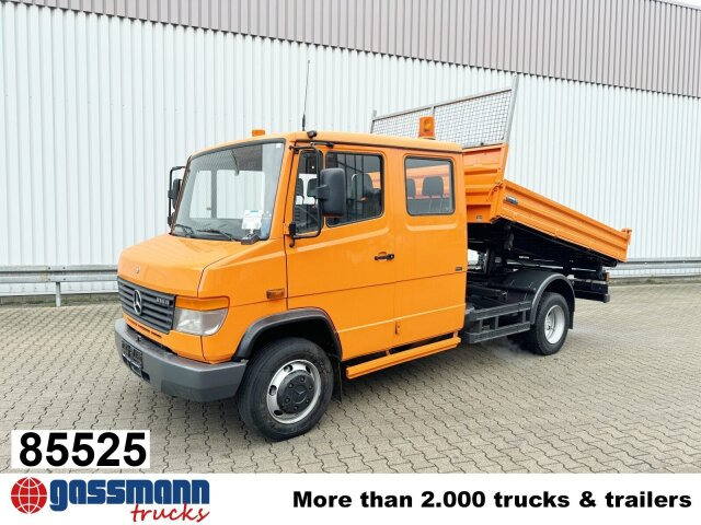 Mercedes-Benz Vario 816 D 4x2 Doka, 2x AHK, Meiller Kipper, - Ladbil med tip, Mandskabsbil: billede 1 Mercedes-Benz Vario 816 D 4x2 Doka, 2x AHK, Meiller Kipper, - Ladbil med tip, Mandskabsbil: billede 1