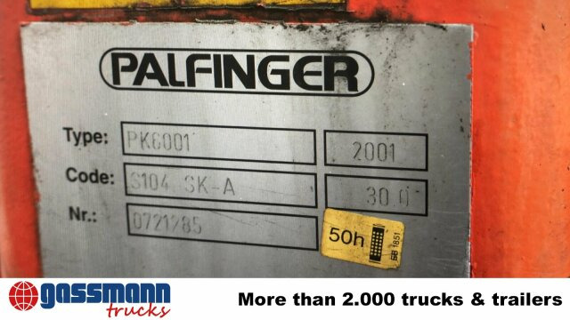 Renault D 180.75 4x2 mit Kran Palfinger PK6001 - Lastbil med lad, Lastbil med kran: billede 3 Renault D 180.75 4x2 mit Kran Palfinger PK6001 - Lastbil med lad, Lastbil med kran: billede 3