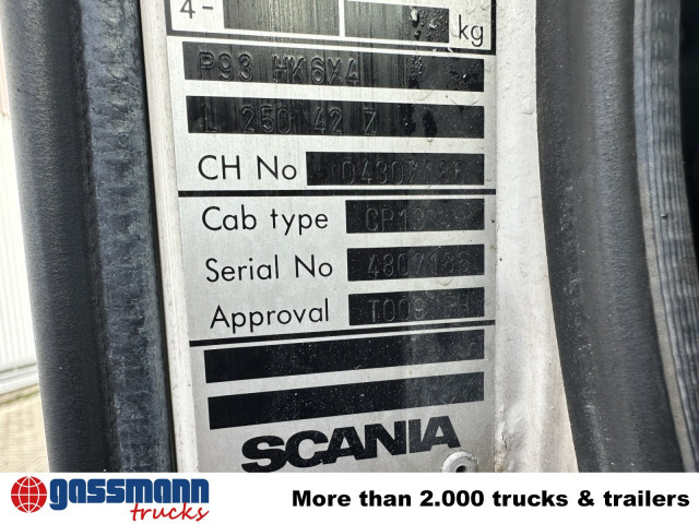 Scania P93 HK 250 6x4L - Lastbil chassis: billede 2 Scania P93 HK 250 6x4L - Lastbil chassis: billede 2