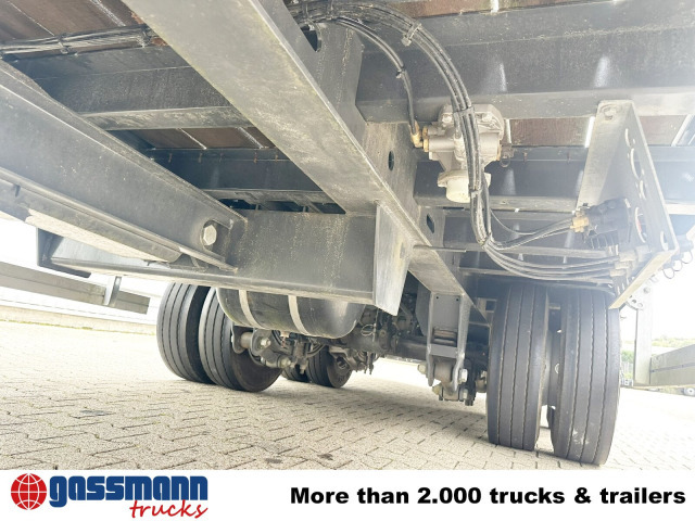 Nedbygget platform påhængsvogn til transportering tungemaskiner TAT-B 180, Neuwertig!: billede 15