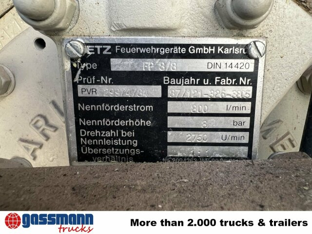 Unimog U 1300 L 435/11 4x4, -Feuerwehr - Brandbil: billede 2 Unimog U 1300 L 435/11 4x4, -Feuerwehr - Brandbil: billede 2